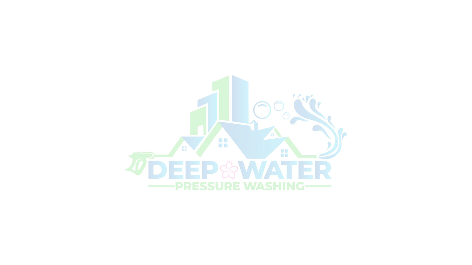 Deep Water Pressure Washing Logo Watermark